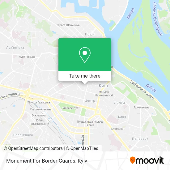 Monument For Border Guards map