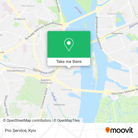 Pro Service map