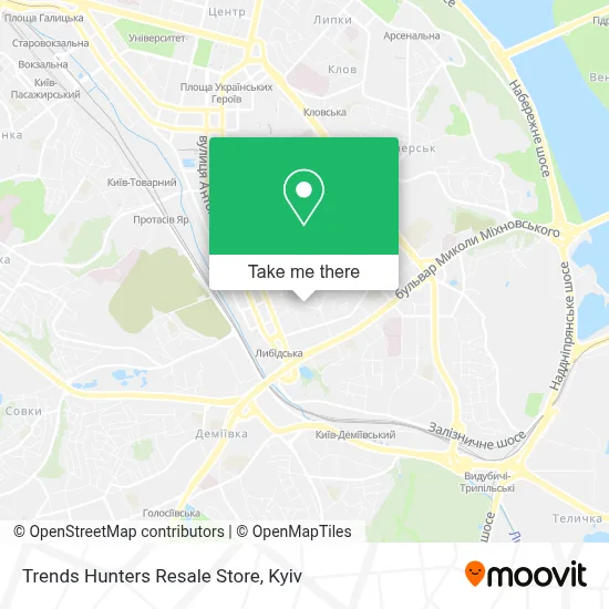 Trends Hunters Resale Store map