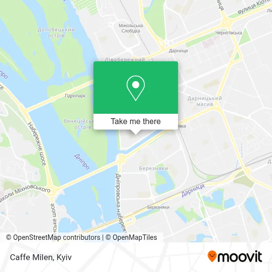 Caffe Milen map