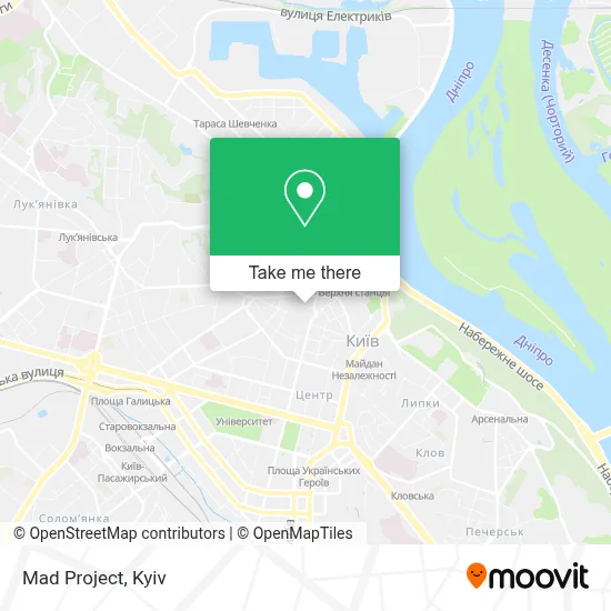 Mad Project map