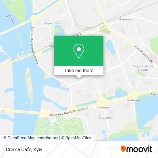Crema Cafe map
