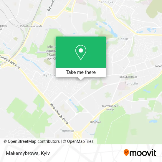 Makemybrows map