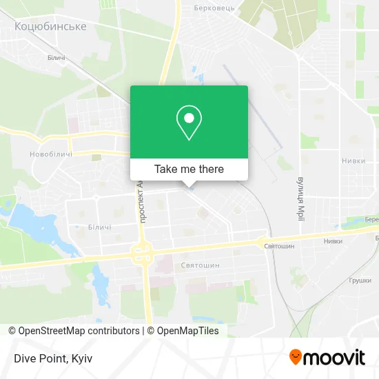 Dive Point map