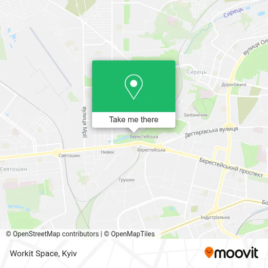 Workit Space map