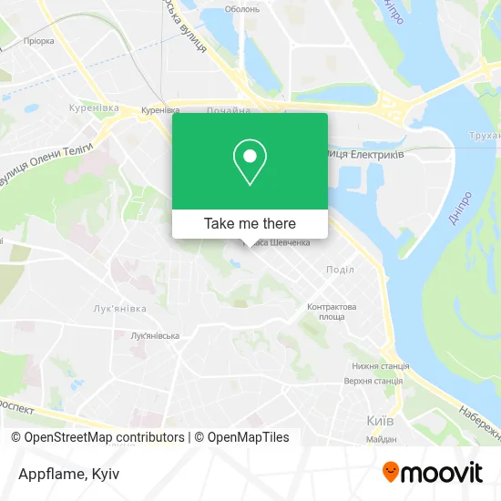 Appflame map