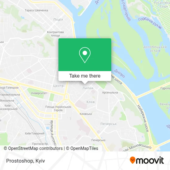 Prostoshop map