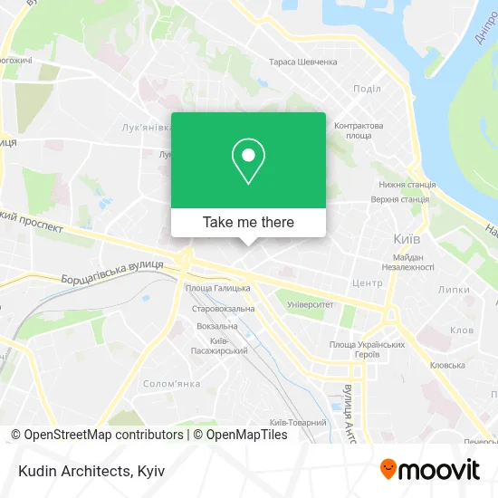 Kudin Architects map