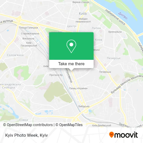 Kyiv Photo Week map