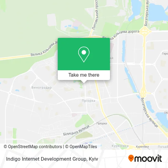 Indigo Internet Development Group map