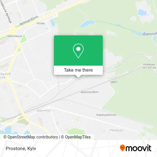 Prostone map