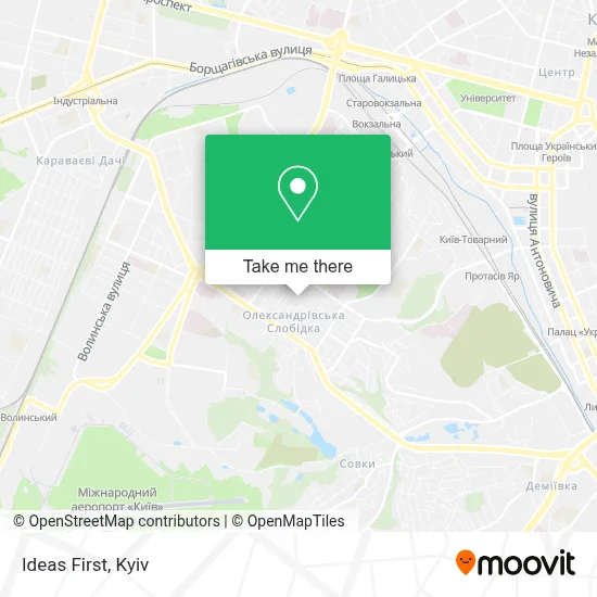 Ideas First map