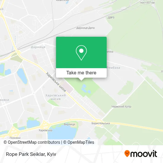 Rope Park Seiklar map