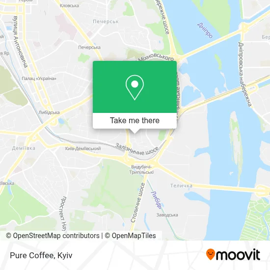 Pure Coffee map
