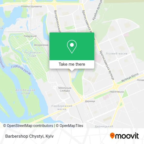Barbershop Chystyi map