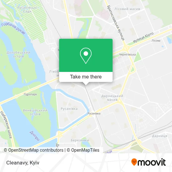 Cleanavy map
