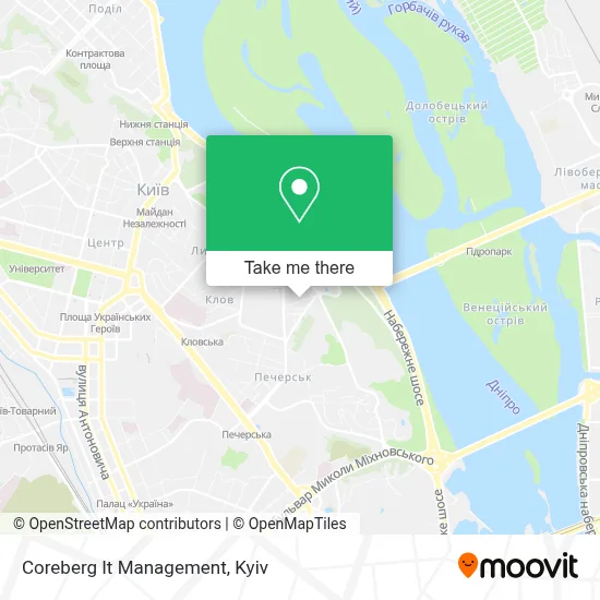 Coreberg It Management map