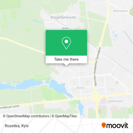 Rozetka map