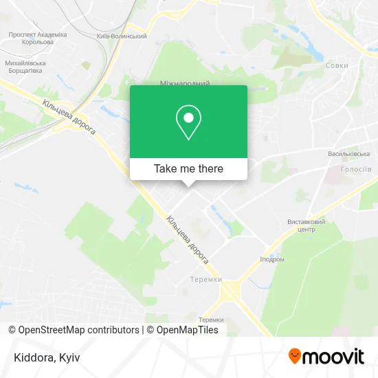 Kiddora map