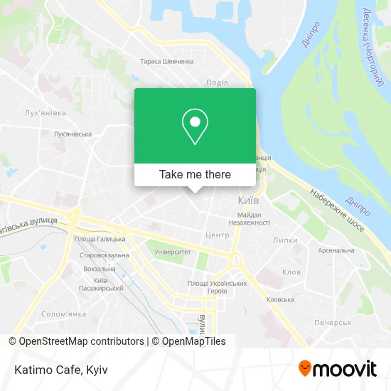 Katimo Cafe map