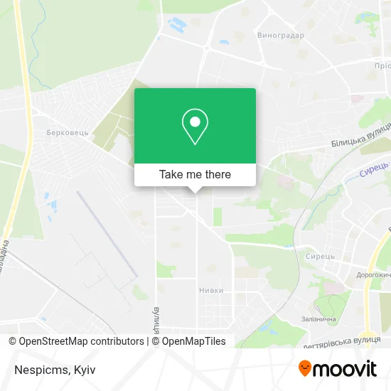 Nespicms map