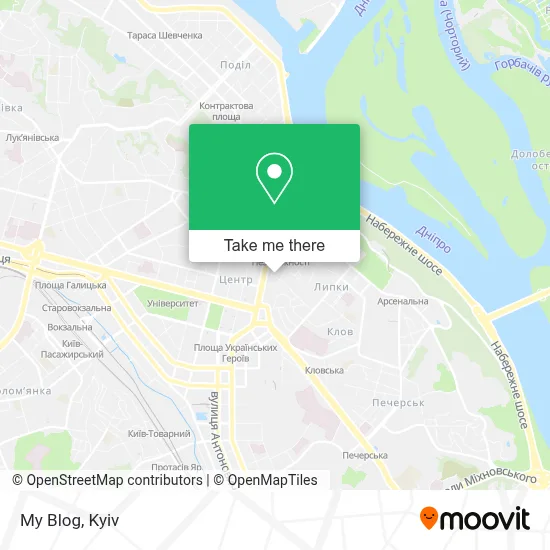 My Blog map