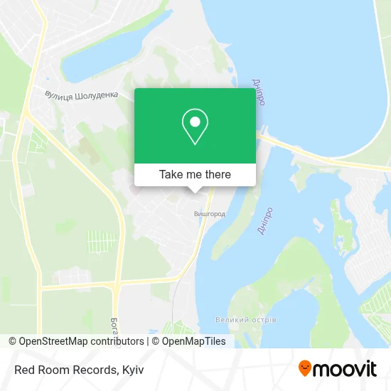 Red Room Records map