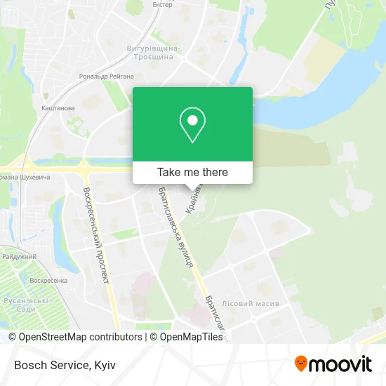 Bosch Service map