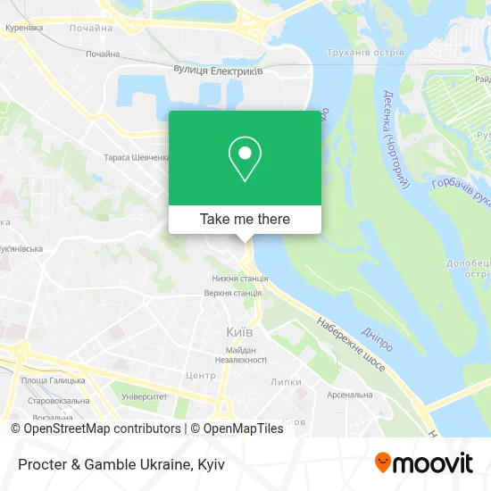 Procter & Gamble Ukraine map