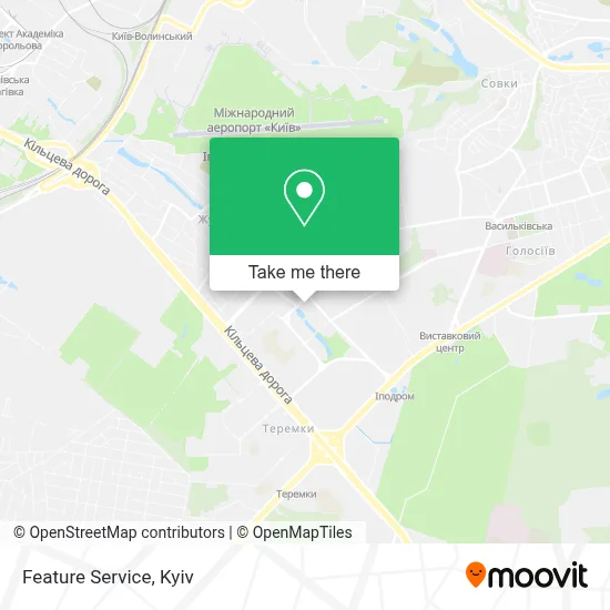 Feature Service map