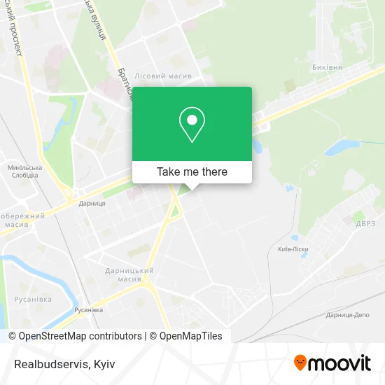 Realbudservis map