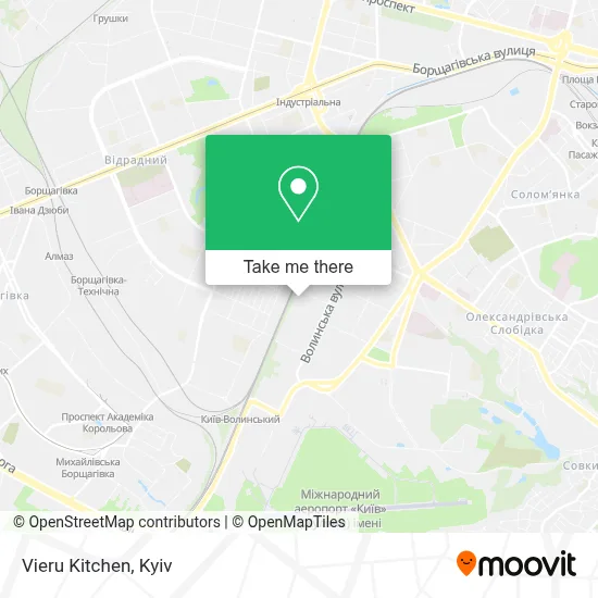 Vieru Kitchen map