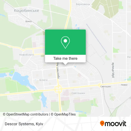 Descor Systems map