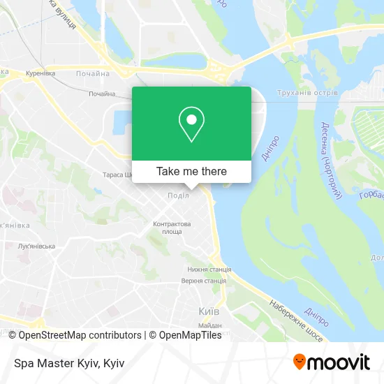 Spa Master Kyiv map