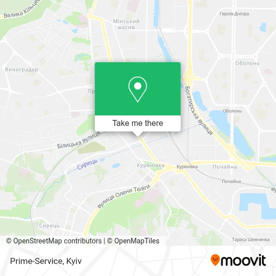 Prime-Service map
