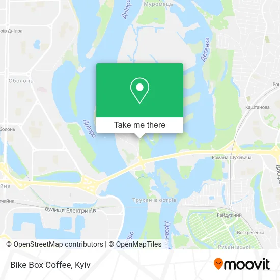 Bike Box Coffee map