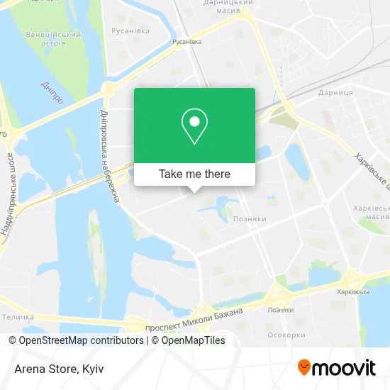 Arena Store map