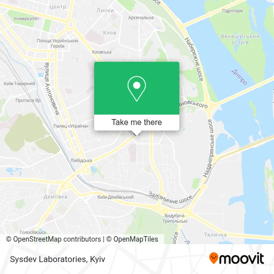 Sysdev Laboratories map