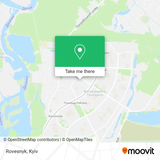 Rovesnyk map