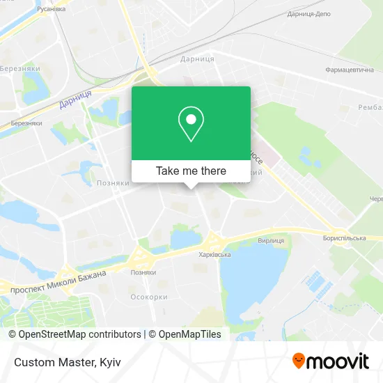 Custom Master map