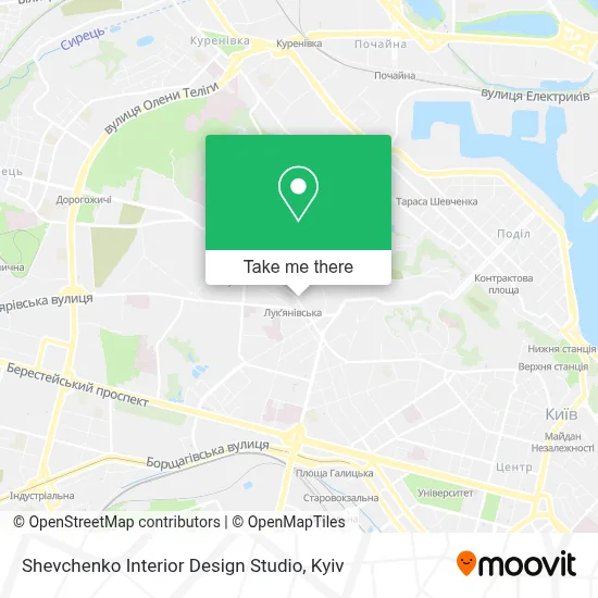 Shevchenko Interior Design Studio map