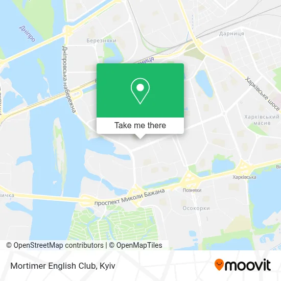 Mortimer English Club map
