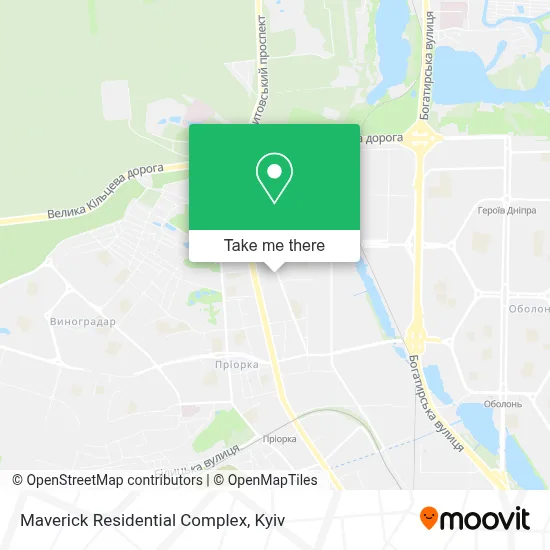 Maverick Residential Complex map