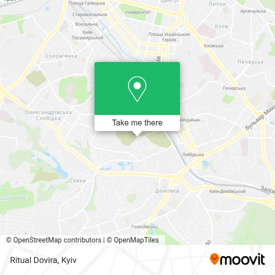 Ritual Dovira map