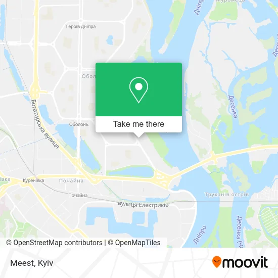 Meest map