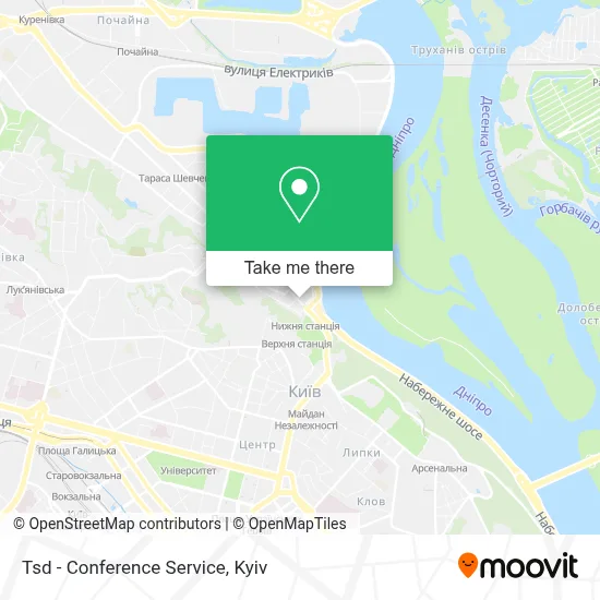 Tsd - Conference Service map