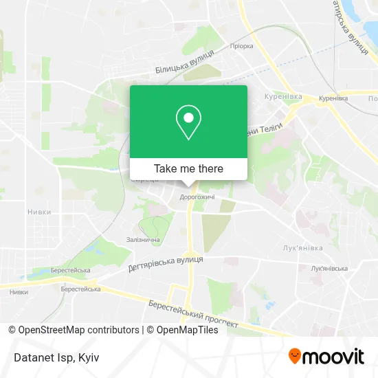 Datanet Isp map