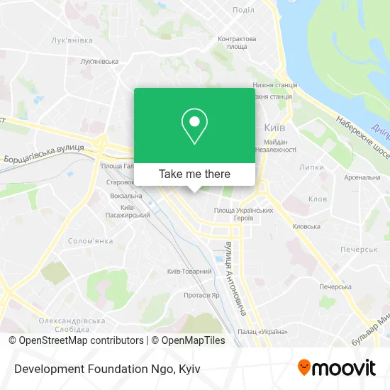 Development Foundation Ngo map