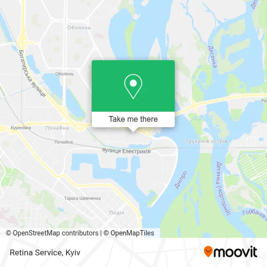 Retina Service map