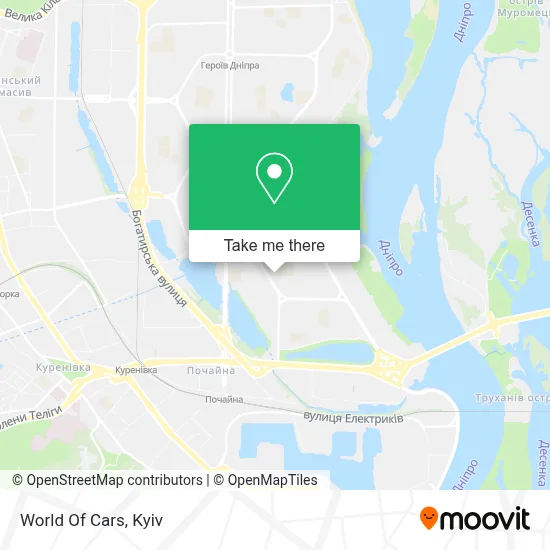 World Of Cars map